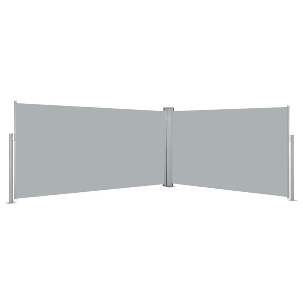 vidaXL Infällbar skärm 160x600 cm grå grå