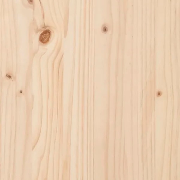 vidaXL Sängram 90x200 cm massivt trä Brun