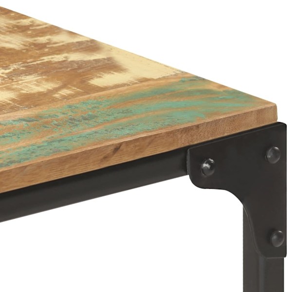 vidaXL Konsolbord 110x30x75 cm massivt återvunnet trä Brun