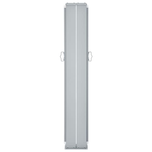 vidaXL Infällbar sidomarkis röd 120x1000 cm Röd