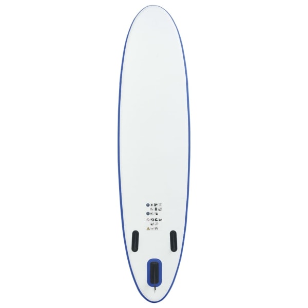 vidaXL SUP surfingbräda uppblåsbar blå och vit Blå
