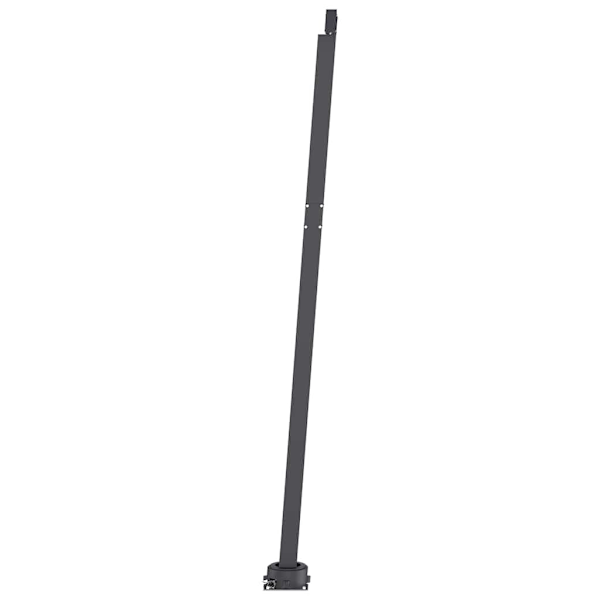 vidaXL Automatisk markis med vindsensor & LED 500x300 cm antracit Antracit