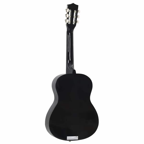 vidaXL Gitarr för nybörjare och barn klassisk svart 3/4 36" Svart