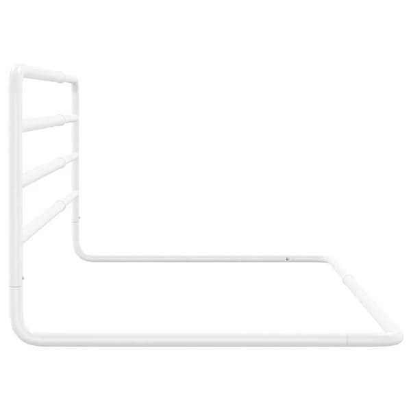 vidaXL Sängskena för barn vit (76-137)x55 cm tyg Vit