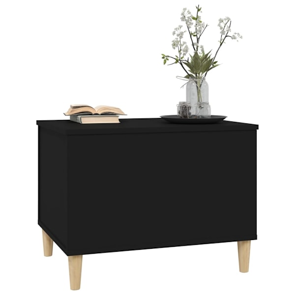vidaXL Soffbord svart 60x44,5x45 cm konstruerat trä Svart