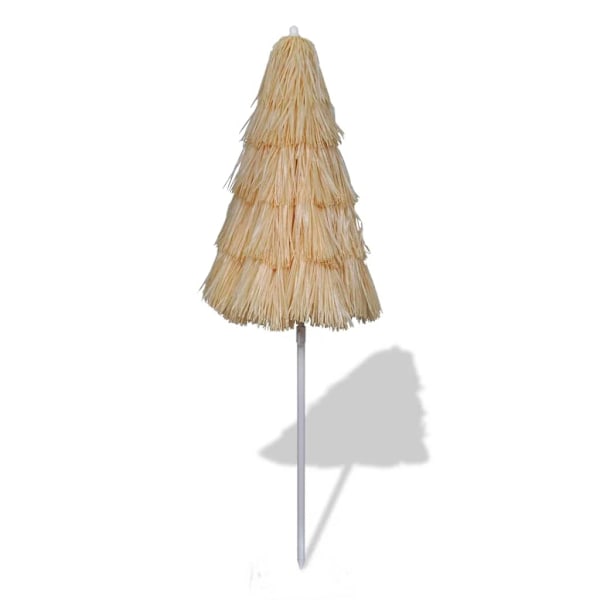 vidaXL Strandparasoll Hawaii inspirerad Beige