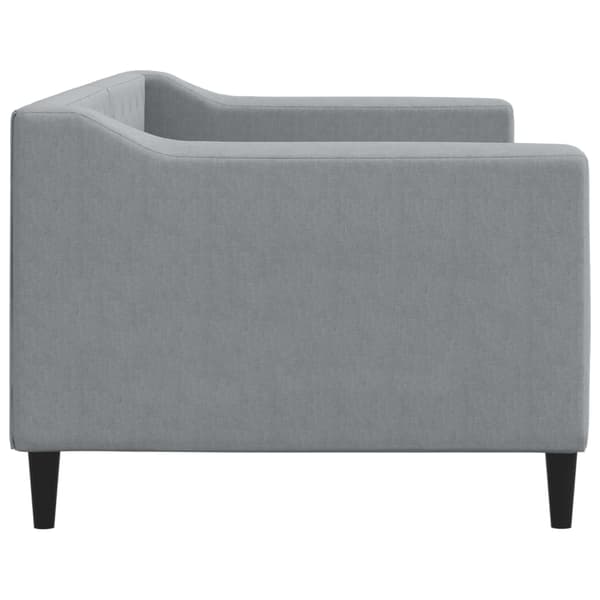 vidaXL Dagbädd ljusgrå 80x200 cm tyg Grå