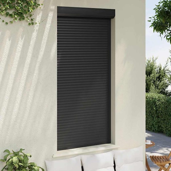 vidaXL Rulljalusi aluminium 100x210 cm antracit Antracit