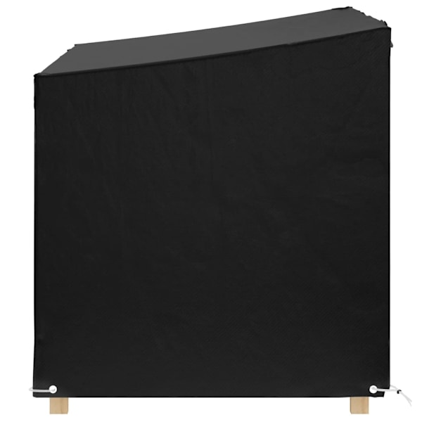 vidaXL Överdrag för hammock 12 öljetter 215x150x130/150 cm polyeten Svart