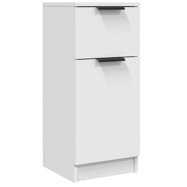 vidaXL Förvaringsskåp 2 st vit 30x30x70 cm konstruerat trä Vit