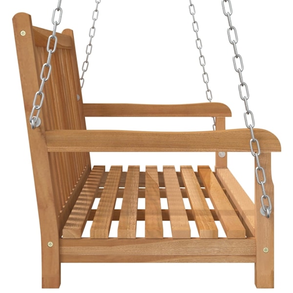 vidaXL Hammock massiv teak 114x60x64 cm Brun