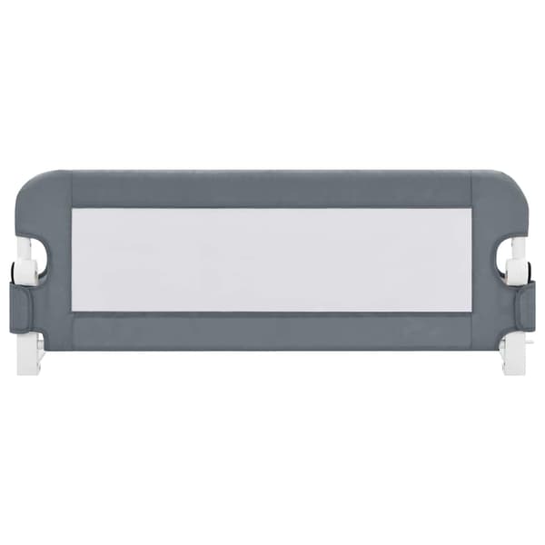 vidaXL Sängskena för barn grå 102x42 cm polyester grå