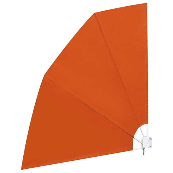 vidaXL Vindskydd för altan hopfällbar 210 x cm Terrakotta Orange