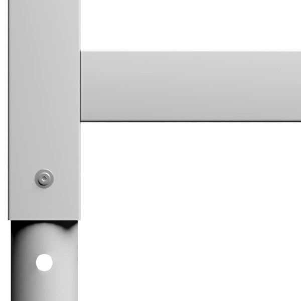 vidaXL Ramar till arbetsbänk 2 st metall 55x(69-95,5) cm grå grå