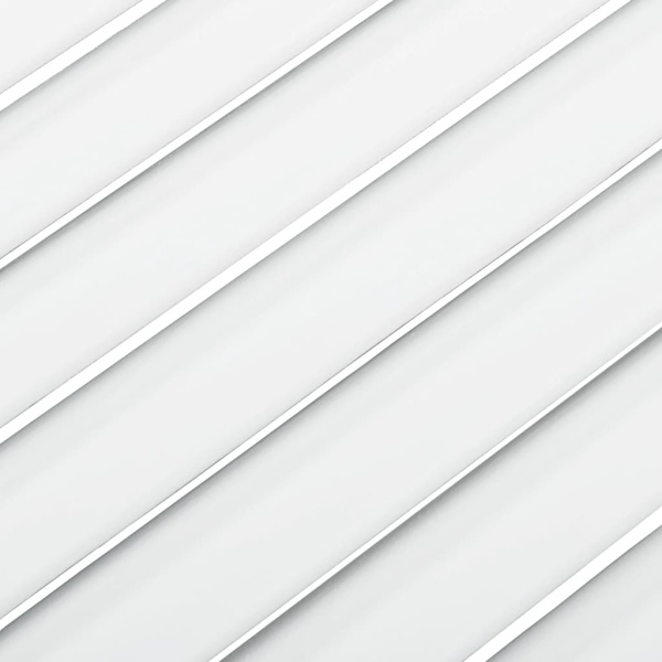 vidaXL Skåplucka lamelldesign vit 39,5x39,4 cm massiv furu Vit