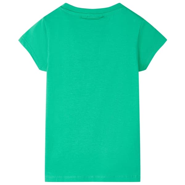 vidaXL T-shirt för barn grön 128 Grön