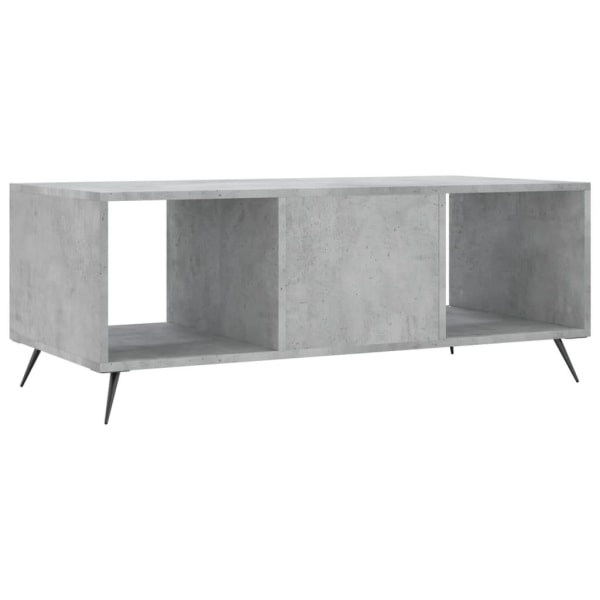 vidaXL Soffbord betonggrå 102x50x40 cm konstruerat trä Grå