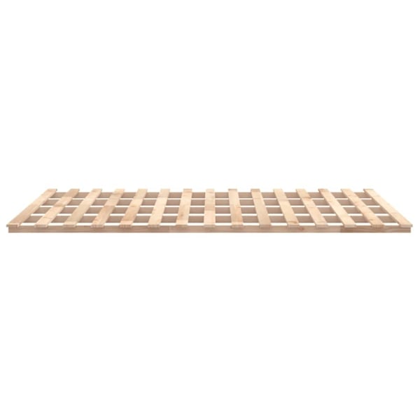 vidaXL Sängram 200x200 cm massiv furu Brun