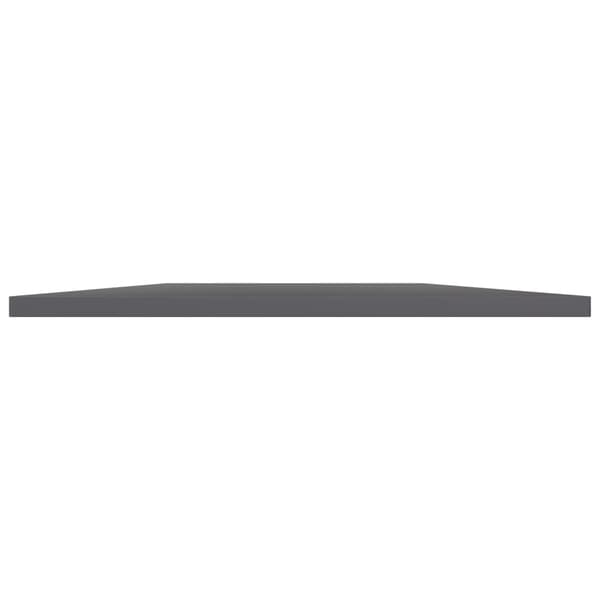 vidaXL Hyllplan 8 st grå högglans 60x50x1,5 cm konstruerat trä grå