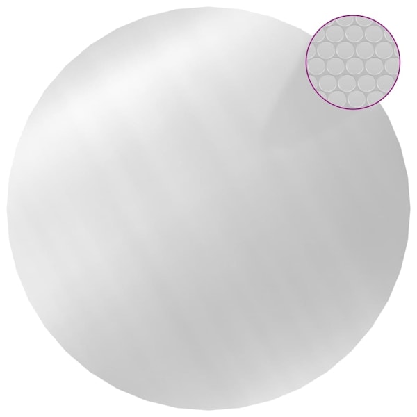 vidaXL Poolskydd silver 300 cm PE Silver