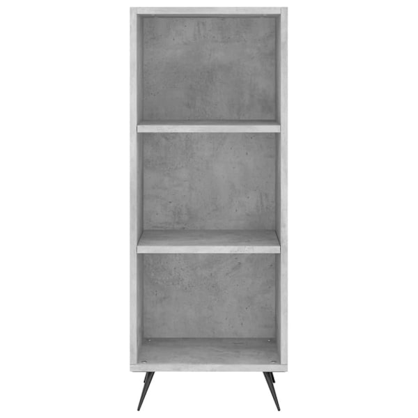 vidaXL Högskåp Betonggrå 34,5x32,5x180 cm konstruerat trä Grå