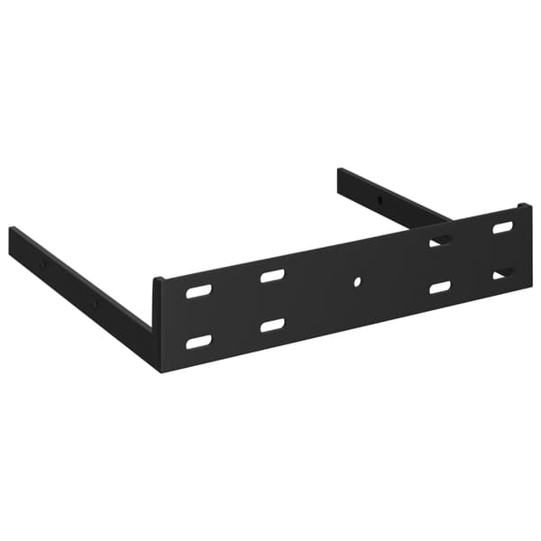 vidaXL Svävande hörnhyllor 2 st grå högglans 35x35x3,8 cm MDF grå