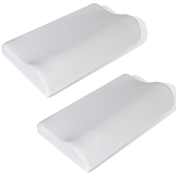 vidaXL Ortopedisk nackkudde med Memory foam Creme