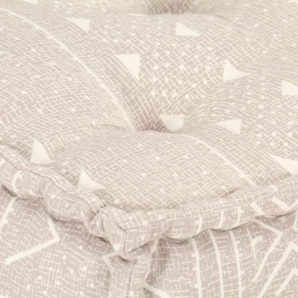 vidaXL Modulpuff beige tyg Beige