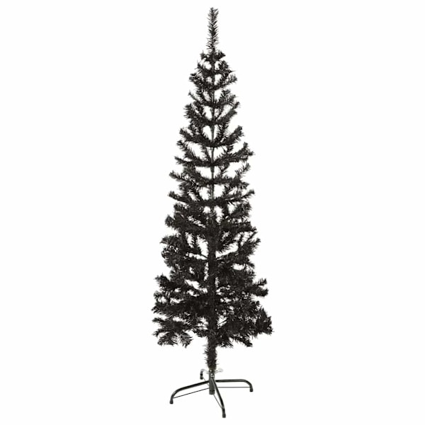 vidaXL Julgran smal svart 150 cm Svart