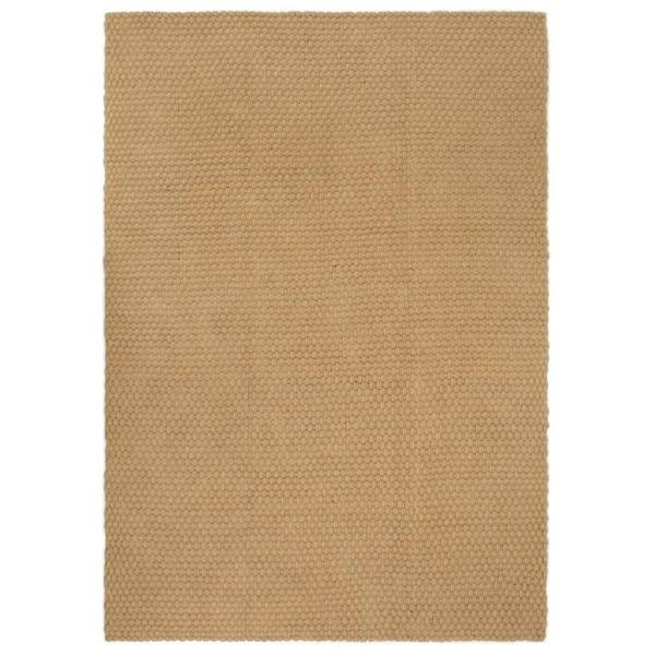 vidaXL Matta rektangulär naturfärg 160x230 cm jute Brun