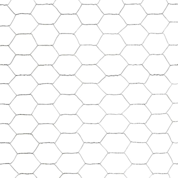 vidaXL Hönsnät galvaniserat stål 25x1,2 m silver Silver