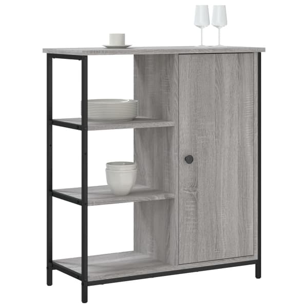 vidaXL Byrå grå sonoma 70x30x80 cm konstruerat trä Grå