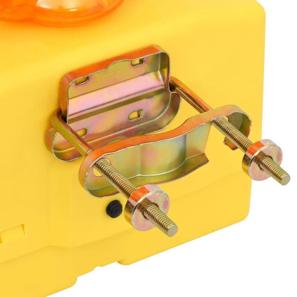 vidaXL Bygglampor 4 st med batterier 18x8x37 cm
