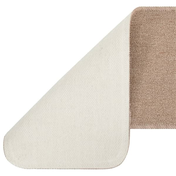 vidaXL Trappstegsmattor halkfri 15 st 60x25 cm beige rektangulär Beige