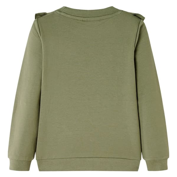 vidaXL Tröja för barn khaki 104 Grön
