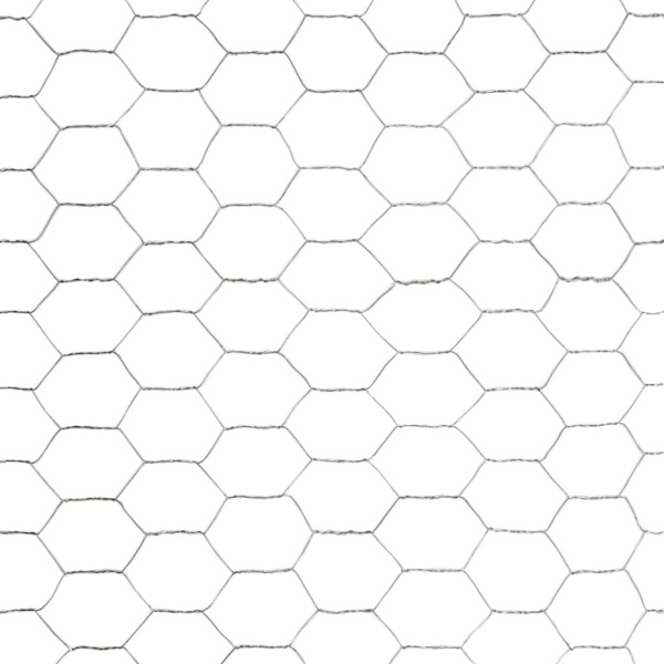 vidaXL Hönsnät galvaniserat stål 25x1,5 m silver Silver