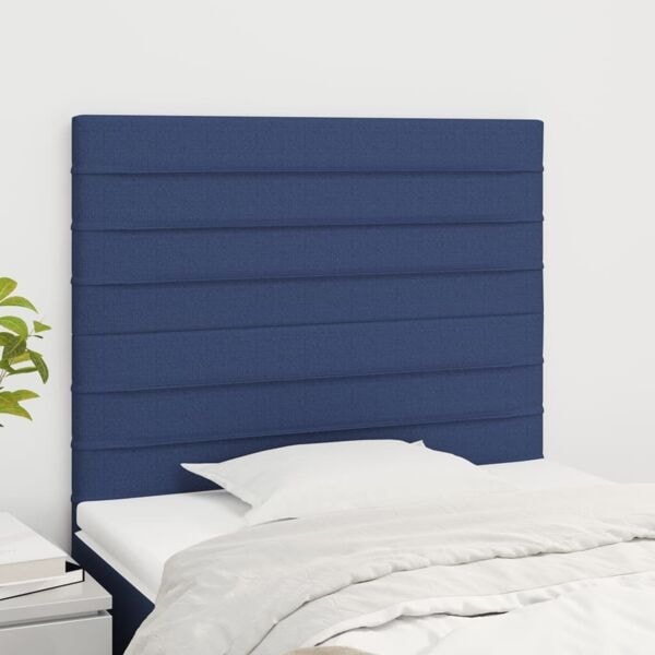 vidaXL Huvudgavlar 2 st blå 100 x 5 x 78/88 cm tyg Blå