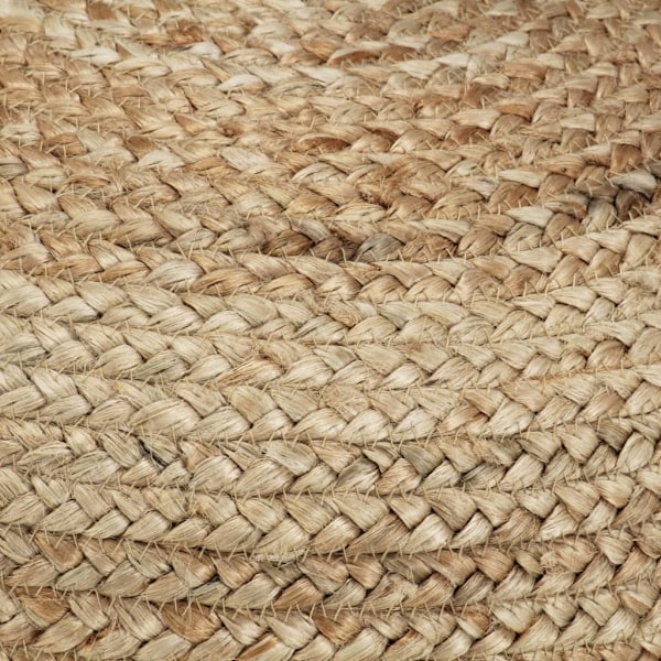 vidaXL Handgjord sittpuff 40x45 cm jute Brun