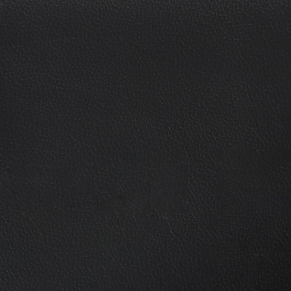 vidaXL Pocketresårmadrass svart 140x200x20 cm konstläder Svart