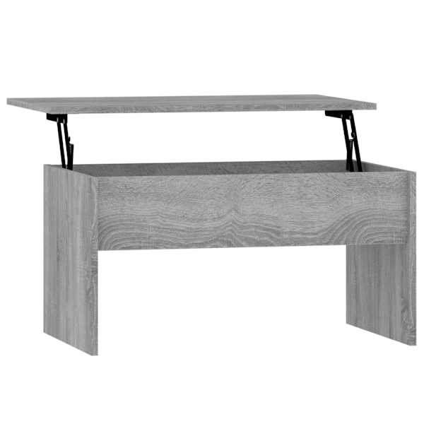 vidaXL Soffbord grå sonoma 80x50,5x41,5 cm konstruerat trä Grå