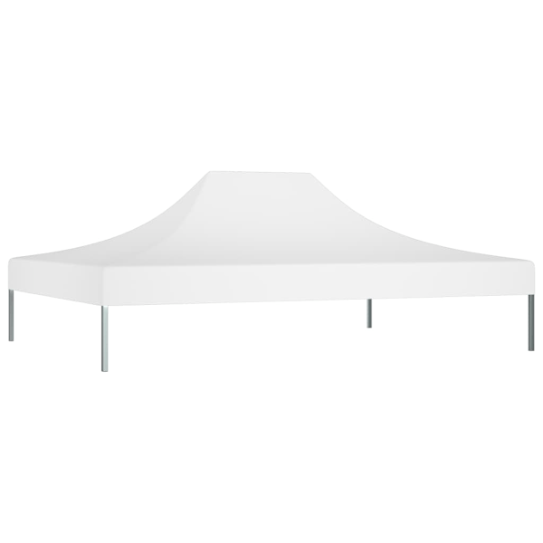 vidaXL Tak till partytält 4x3 m vit 270 g/m² Vit