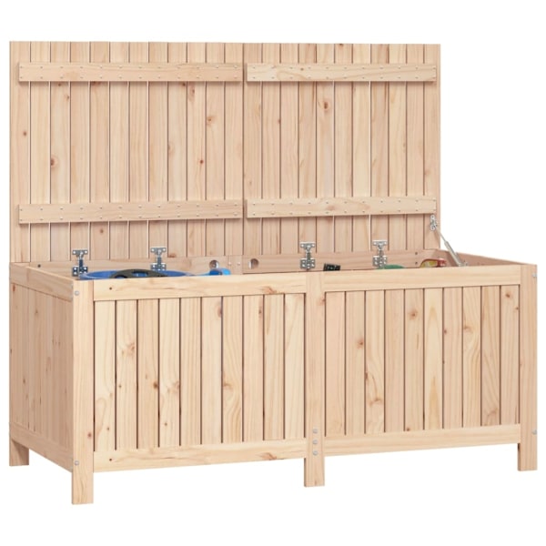 vidaXL Dynbox 147x68x64 cm massiv furu Brun