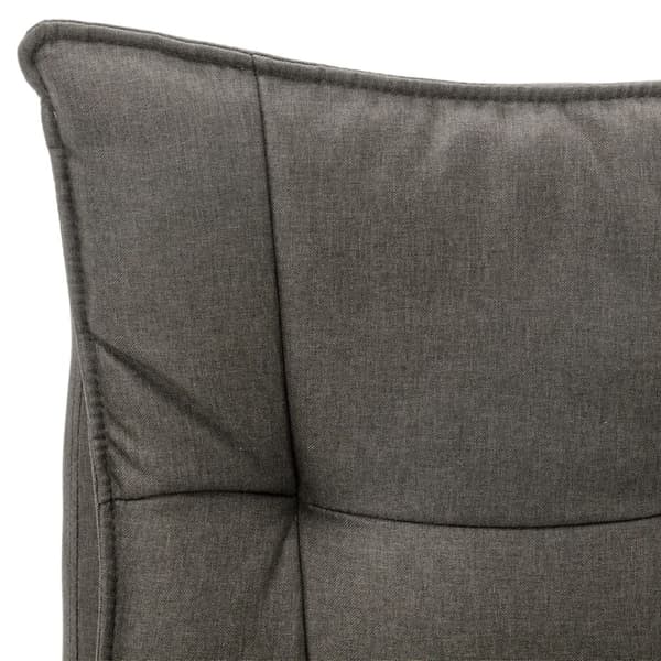 vidaXL Massagekontorsstol grå tyg grå