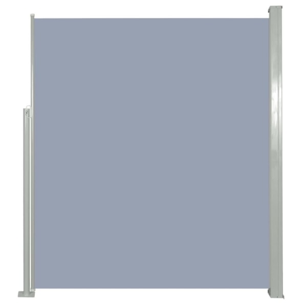 vidaXL Infällbar sidomarkis för uteplats 160 x 300 cm grå grå