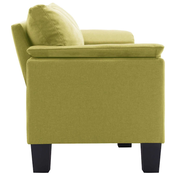 vidaXL Soffa Grön tyg Grön