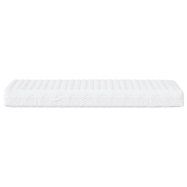 vidaXL Dagbädd med madrass ljusgrå 100x200 cm tyg Grå