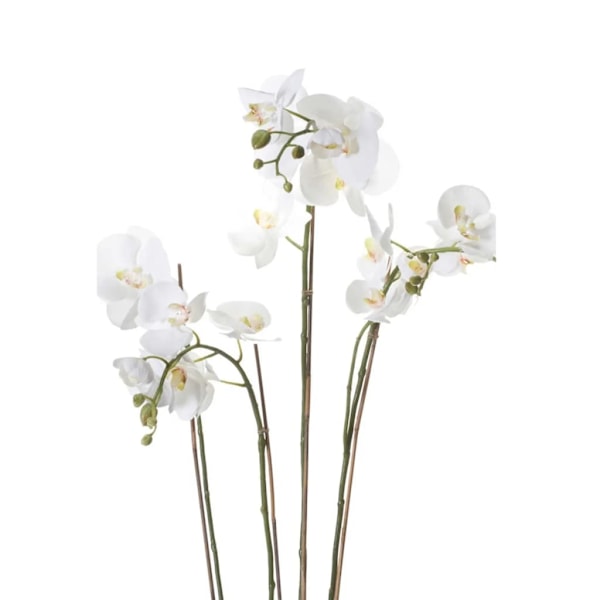 Emerald Konstväxt orkidé med mossa vit 90 cm 20.355 Vit