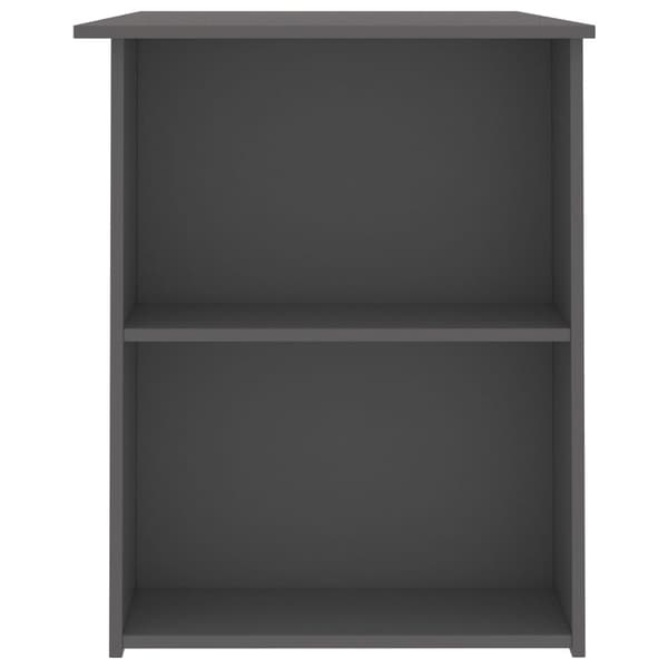 vidaXL Skrivbord grå 110x60x73 cm konstruerat trä grå