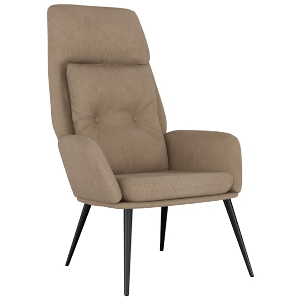 vidaXL Vilstol taupe konstmocka Taupe