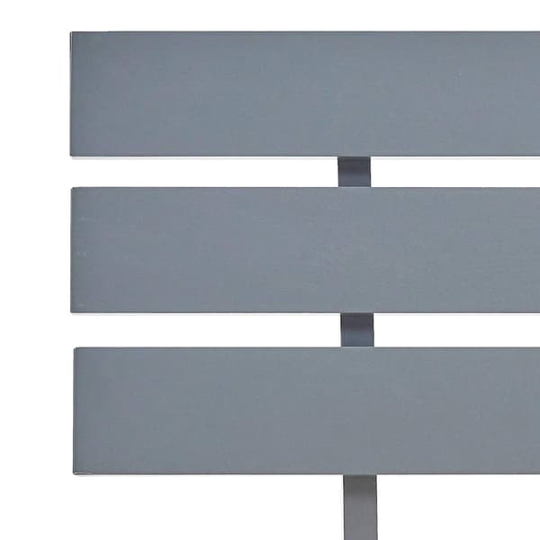 vidaXL Sängram utan madrass grå massiv furu 140x200 cm grå